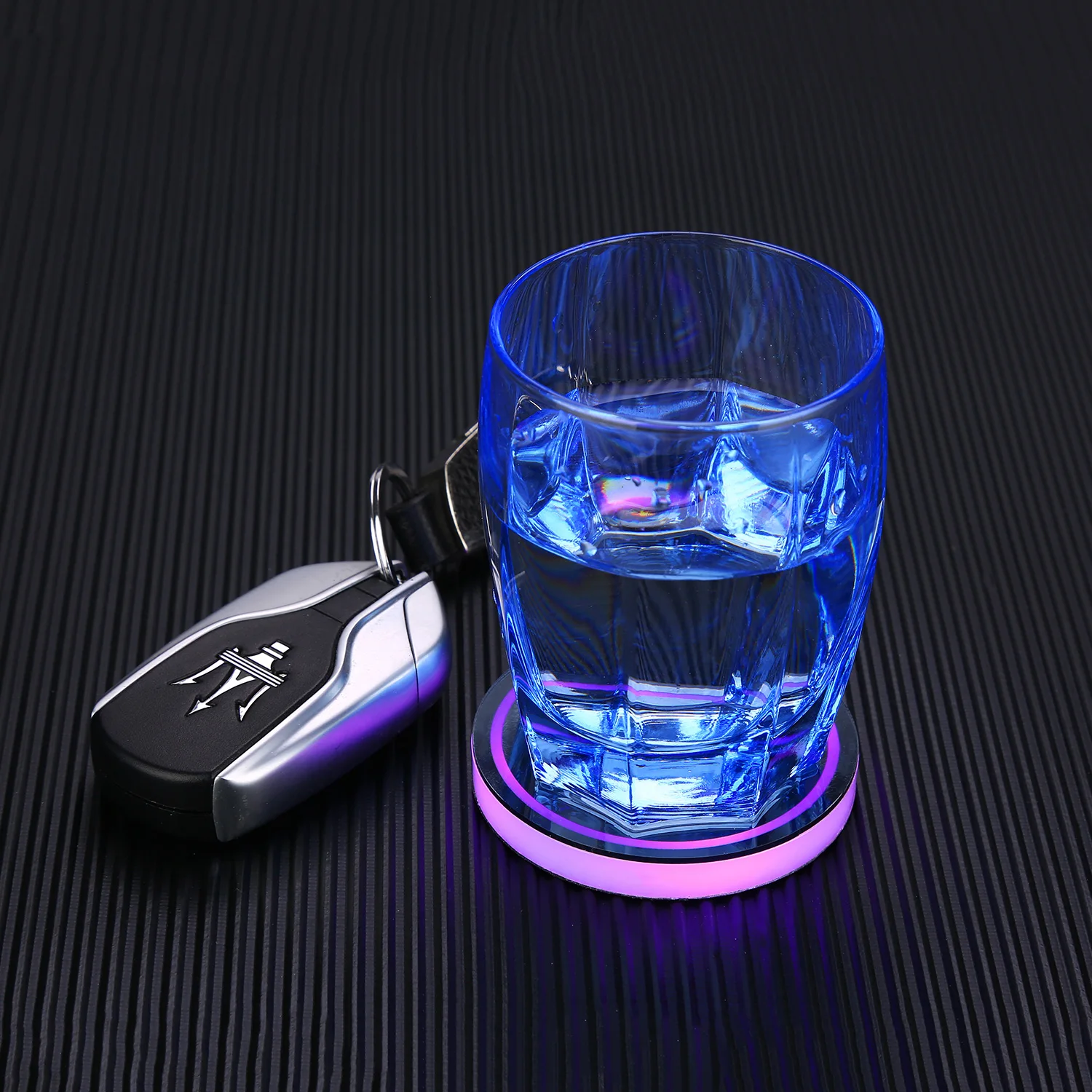 2 шт. автомобильные светодиодсветодиодный подстаканники для напитков с USB