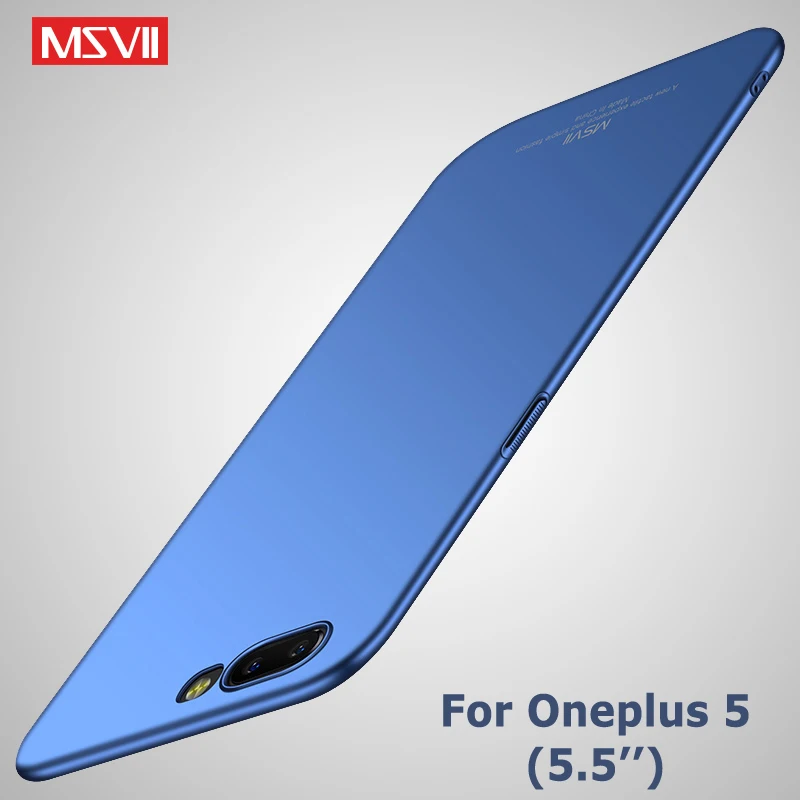 Oneplus 5 Чехол Бренд MSVII Silm Scrub Cover one plus T чехол s Жесткий PC задняя крышка для Oneplus5