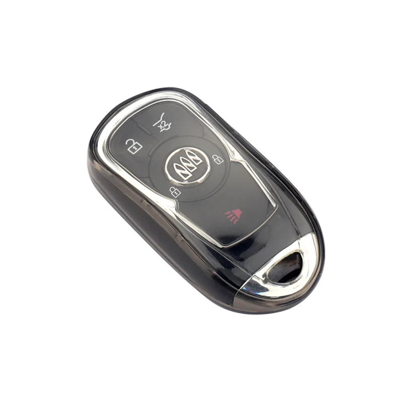 

Car transparent soft rubber key case Key shell for Opel Buick Lacrosse/Regal/GL8,All-inclusive protection,thin&light