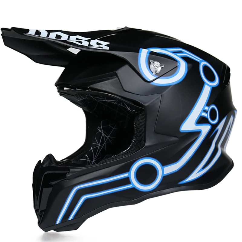 

Racing Motocross Helmet Cartoon Childrenr ATV Motorcycle Off-Road Tournament Ski Helmet Casco Adult Off-road Helmet Bike Dot