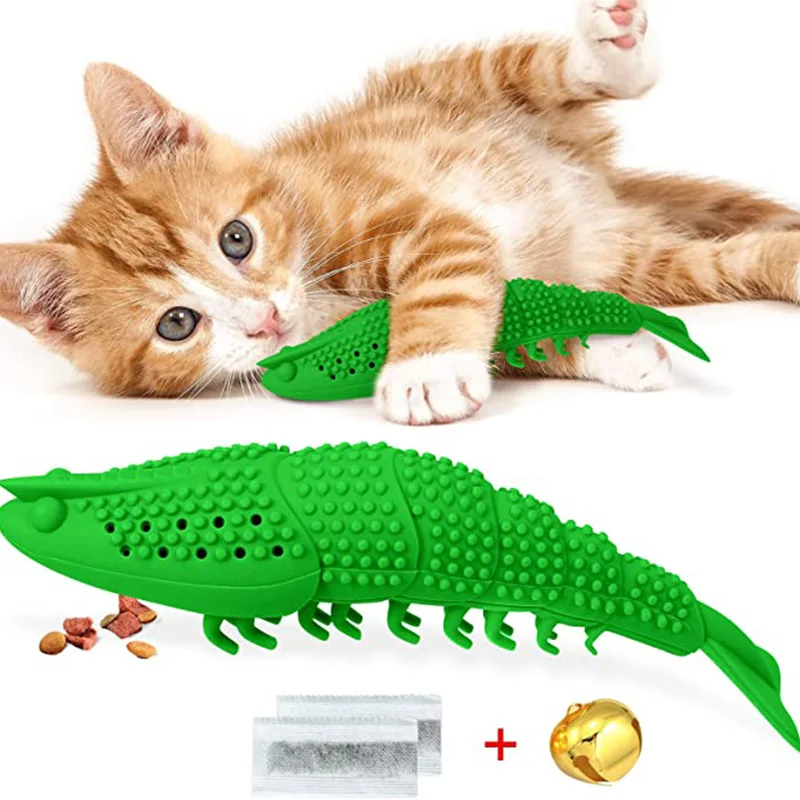 Зубная щетка для кошек игрушки домашней кошки уход за зубами жевательная игрушка