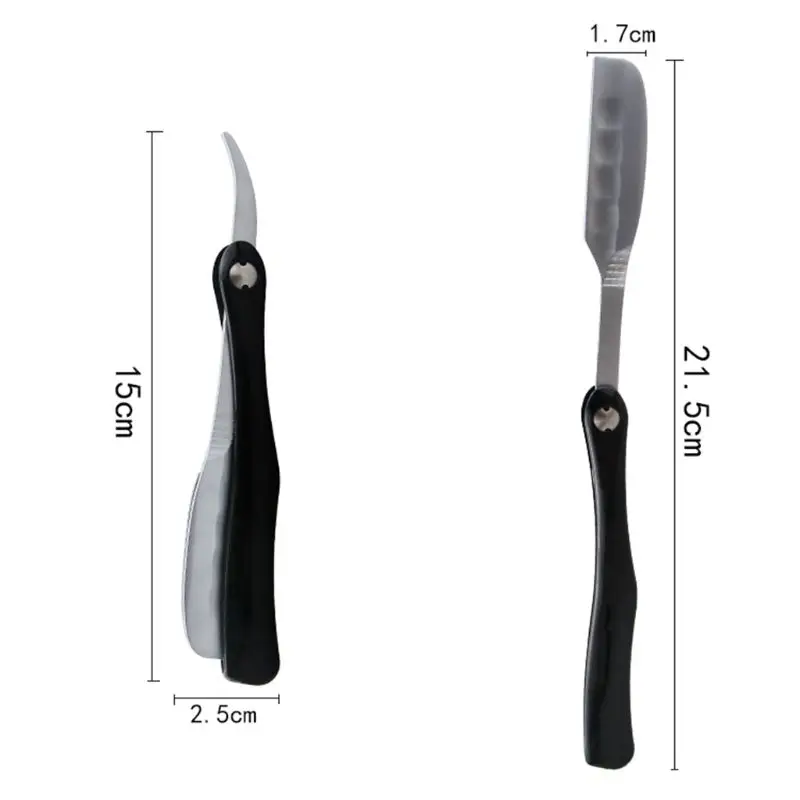 Складной держатель для бритвы с перьями ручка конфетного цвета ручной стрижки