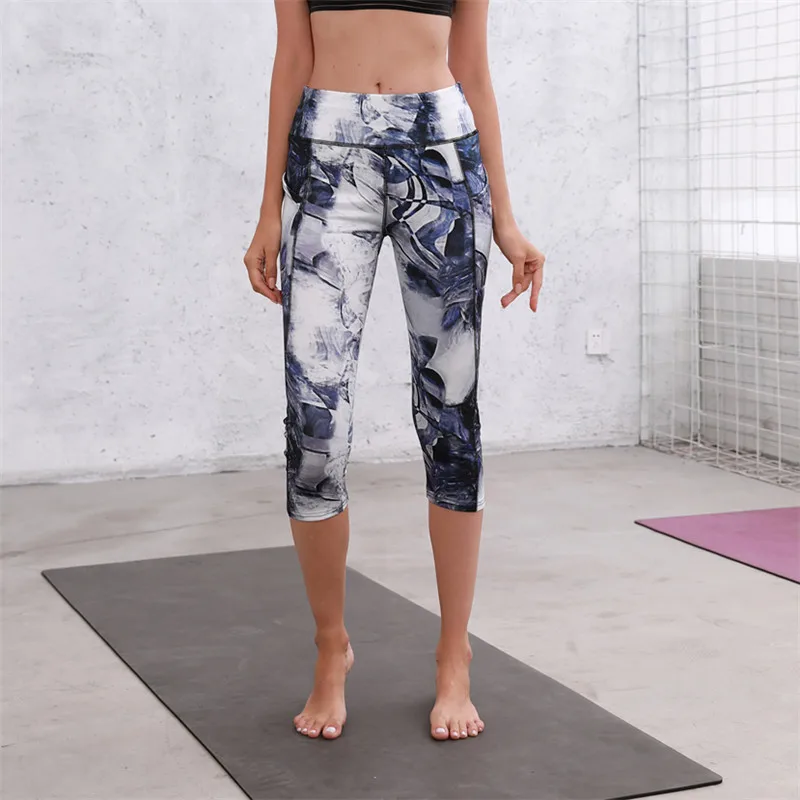 

Factory customized women's casual pants 2021 new digital printing fashion sports yoga bottoming women's pants