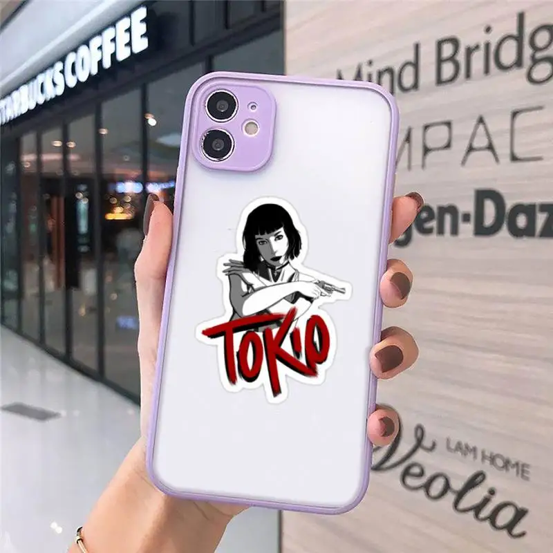 

Spain TV Money Heist paper house Phone Cases matte transparent For iphone 7 8 11 12 plus mini x xs xr pro max cover