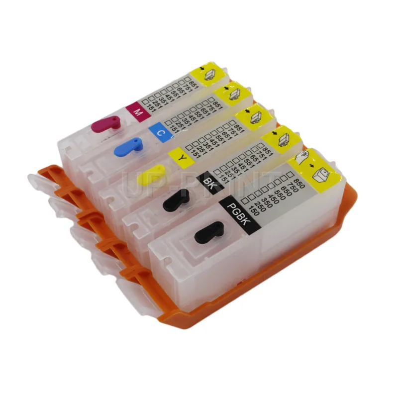 Многоразовый картридж PGI450 5 шт./компл. совместимый с Canon PIXMA IP7240 MG5440 MG5540 MG6440 MG6640 MG5640
