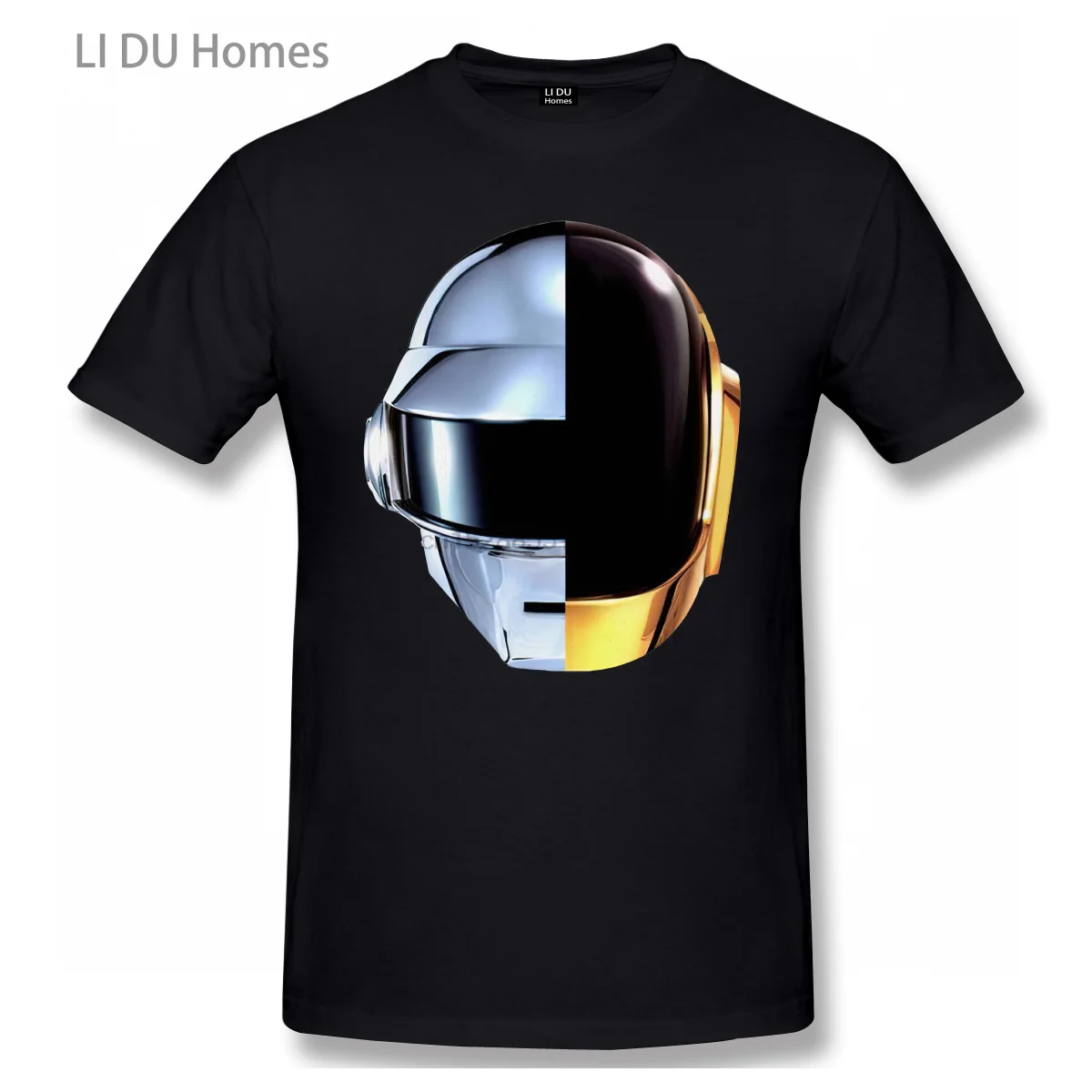 

Daft Punk Casque Harder Better Faster Stronger Musique T Shirt Men/WoMen Summer T-shirt Short Sleeve Graphics Tshirt Tee Gift