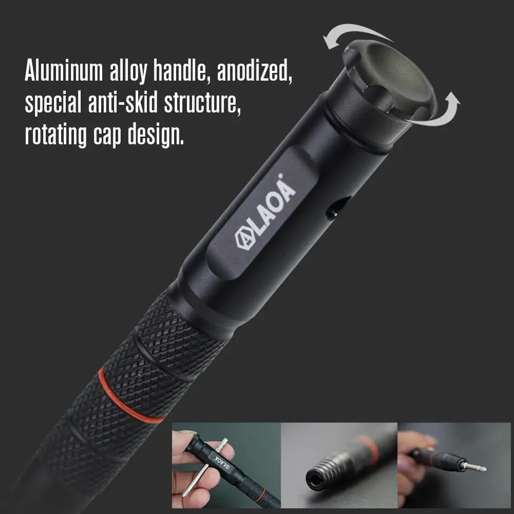 Набор отверток LAOA 22 в 1 комплект прецизионных инструментов для ремонта S2 биты Torx