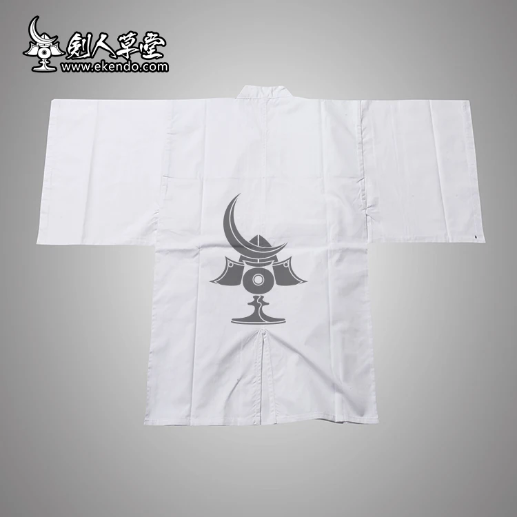 -IKENDO.NET- KG023 - IAIDO LARGE SLEEVE WHITE GI Standard white broad sleeves iaido gi 70%polyester 30%cotton | Спорт и развлечения