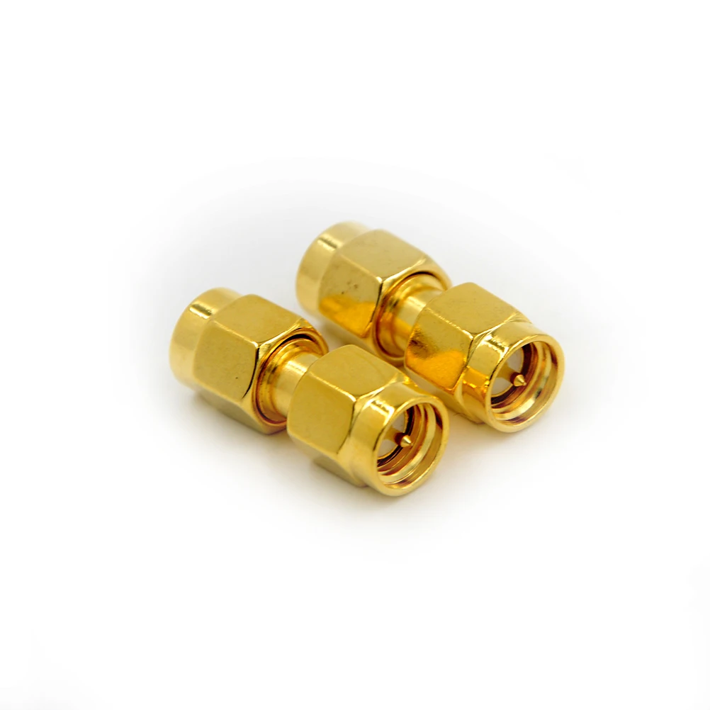 

HOT 2x New SMA Male to SMA Male Plug in series RF Coaxial Adapter Connector