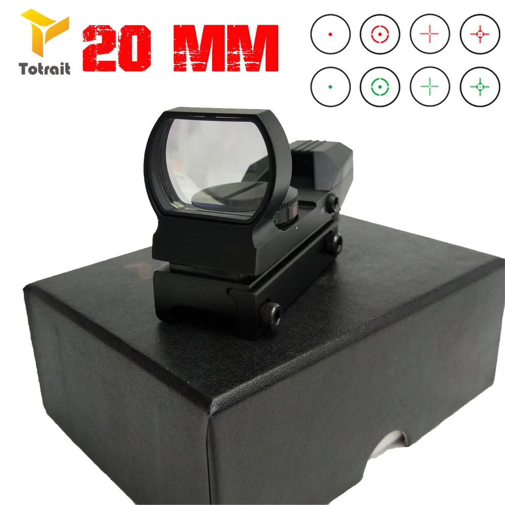 Totriat 1x33 Тактический истребитель голографический 4 сетки красный/зеленый точечный