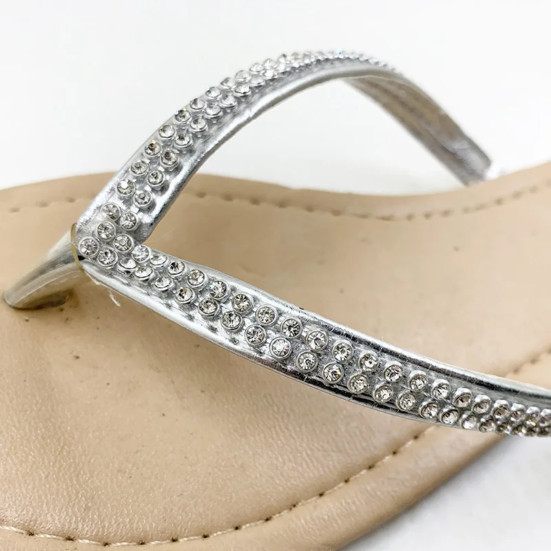 New 2023 Shoes Women Sandals Fashion Flip Flops Summer Style Flats Solid Slippers Sandal Flat