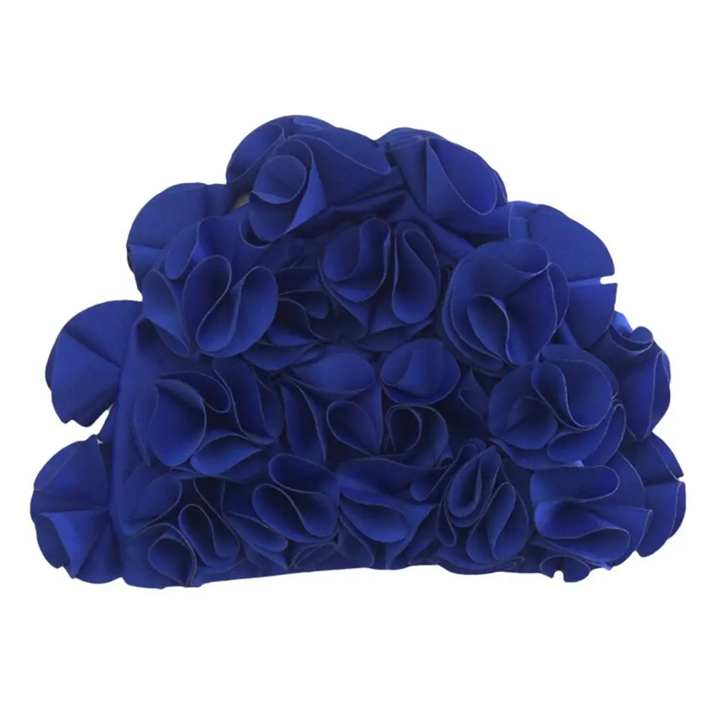 Женская шапочка для плавания с цветком лилии цветная спортивная бассейна