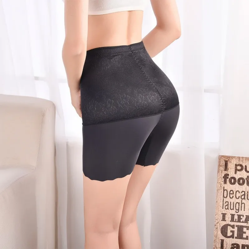 

Бесшовные шелковые Утягивающие трусики с высокой талией