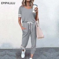 2021 summer pajamas set women loungewear set sleepwear home suit female casual sleep wear for women xxxl