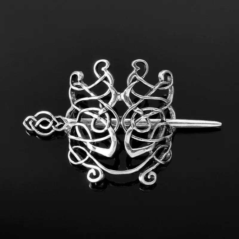 Style 6 Заколки для волос Viking, ювелирные изделия, кельтские узлы, корона, винтажный стиль, золотые и антикварные серебряные заколки для волос, заколки для волос, подарок для девушек и женщин - Окраска металла: Style 6