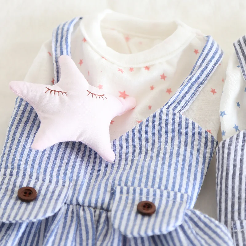 Полосатое летнее платье для собак и кошек 100% хлопок одежда чихуахуа Тедди щенков