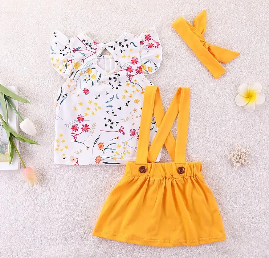 YELLOW От 1 до 4 лет, коллекция года, новые летние комплекты одежды для девочек Одежда для детей шифоновое пальто с бантом+ штаны для маленьких девочек - Цвет: YELLOW