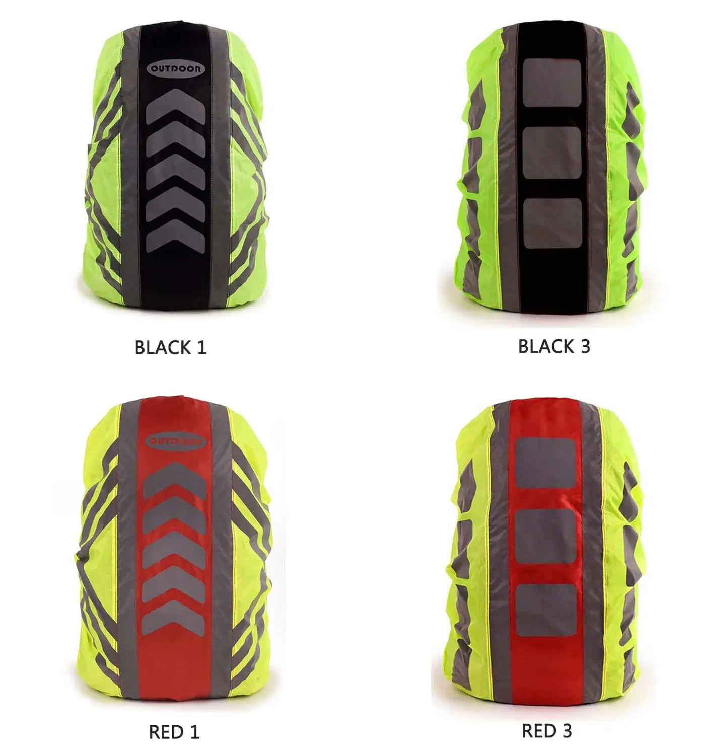 Водонепроницаемый дождевик для рюкзака светоотражающий чехол сумки 20 л 30 40 55 от