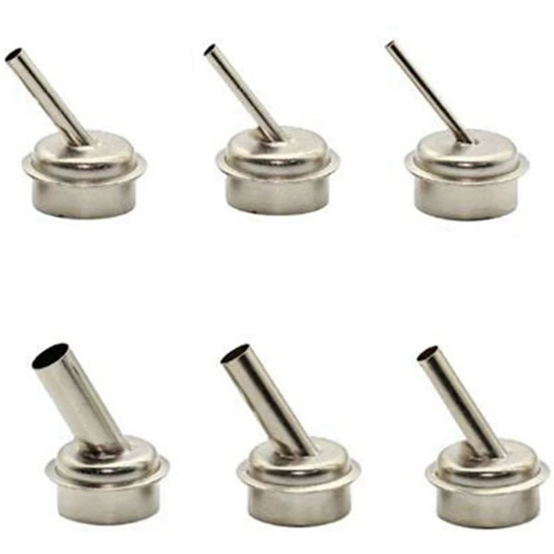 

6 Pieces of 861DW Hot Air Desoldering Station Accessories Special Oblique Nozzle (3mm, 4mm, 5mm, 7mm, 8mm, 10mm)