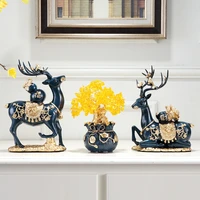 northern europe fortune deer ornaments cash tree fortune tree porch living room interior decoration opening shop presents