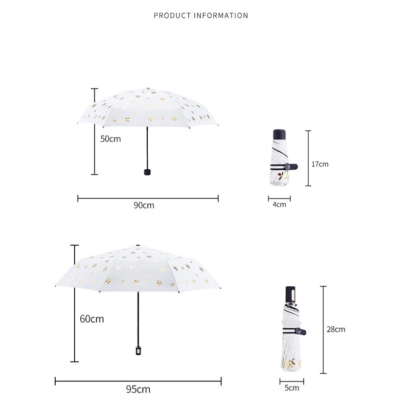 New Fashion Umbrella Rain Adult High Quality Hot Stamping Windproof Folding Double Layer Sun Protection Parasol | Дом и сад