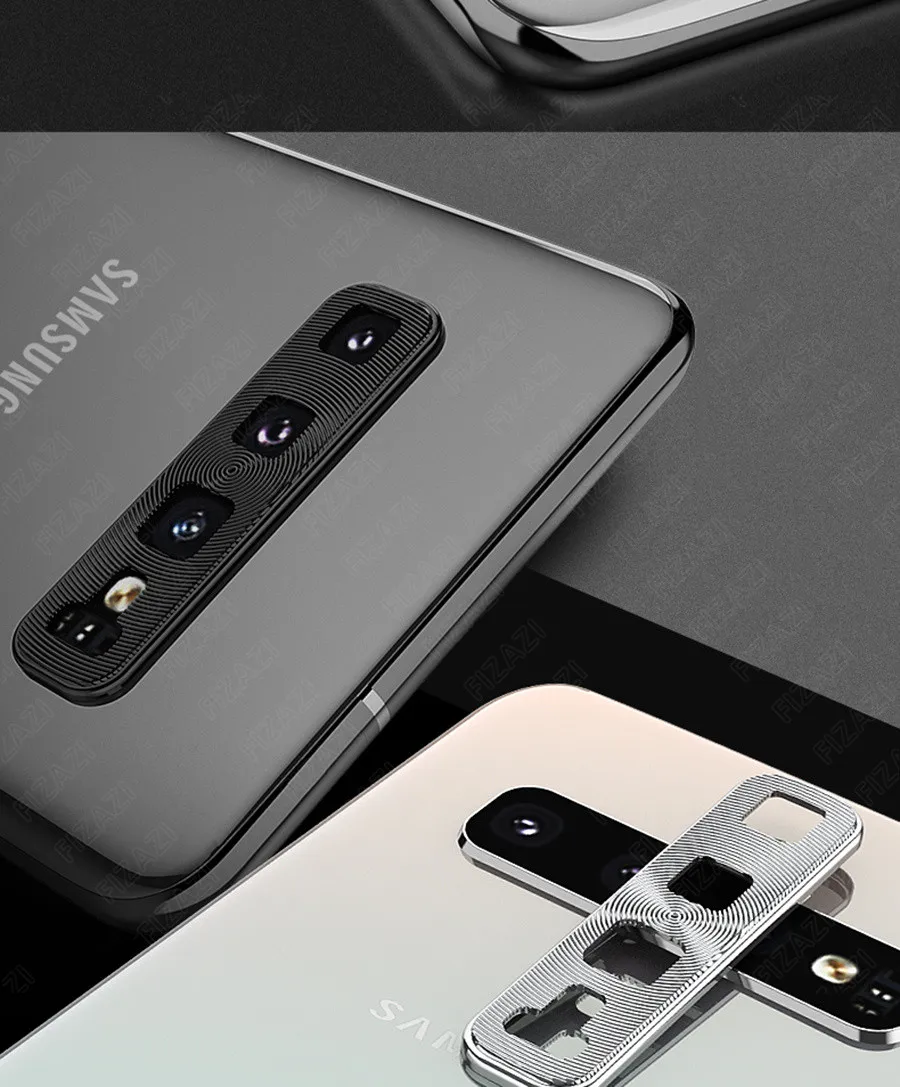 Защитная крышка для камеры samsung Galaxy Note 10 Plus A50 A30, чехол для samsung Galaxy S10 Plus, защитное металлическое кольцо для камеры
