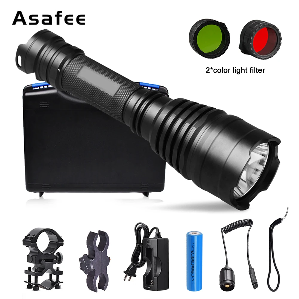 

Светодиодный фонарь, ультра яркий фонарик, водонепроницаемый фонарь IPX8, фонарь L2 для кемпинга, походов, рыбалки