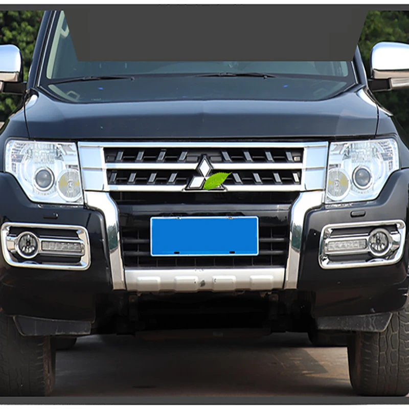 Накладка на переднюю противотуманную фару для Mitsubishi Pajero V97V93V87 хромированная