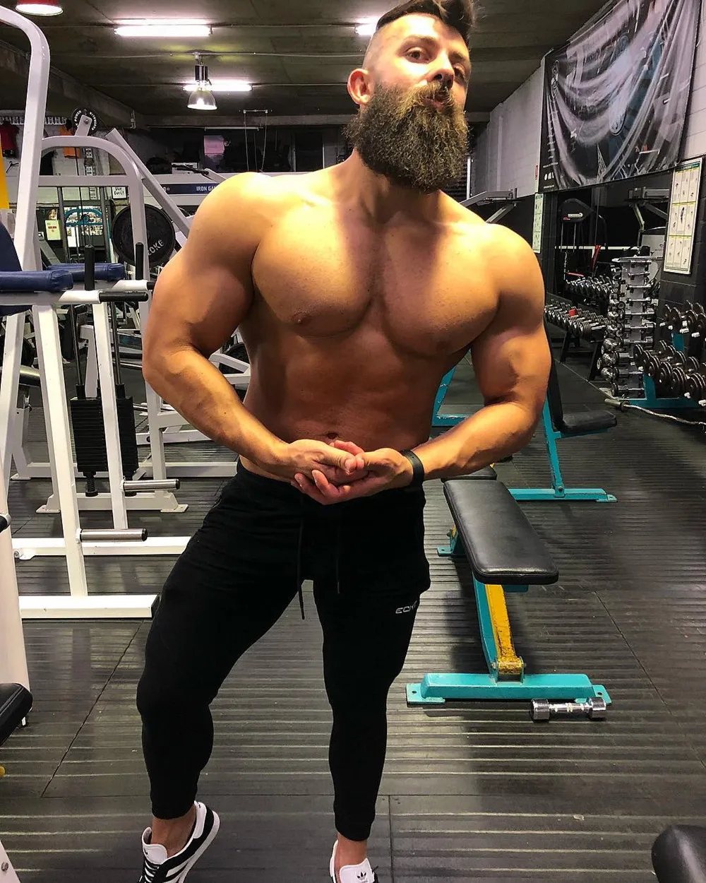 Штаны-Джоггеры мужские для спортзала облегающие тренировочные штаны бега