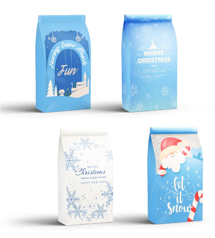 24pcs Merry Christmas Candy Bag Gift Eve Kids Birthday Baby Shower Baking Party Supplies Happy New Year | Дом и сад