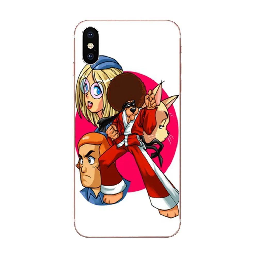 Винтаж мультфильм Hong Kong Phooey для Galaxy J1 J2 J3 J330 J4 J5 J6 J7 J730 J8 2015 2016 2017 2018 mini Pro ТПУ Модный