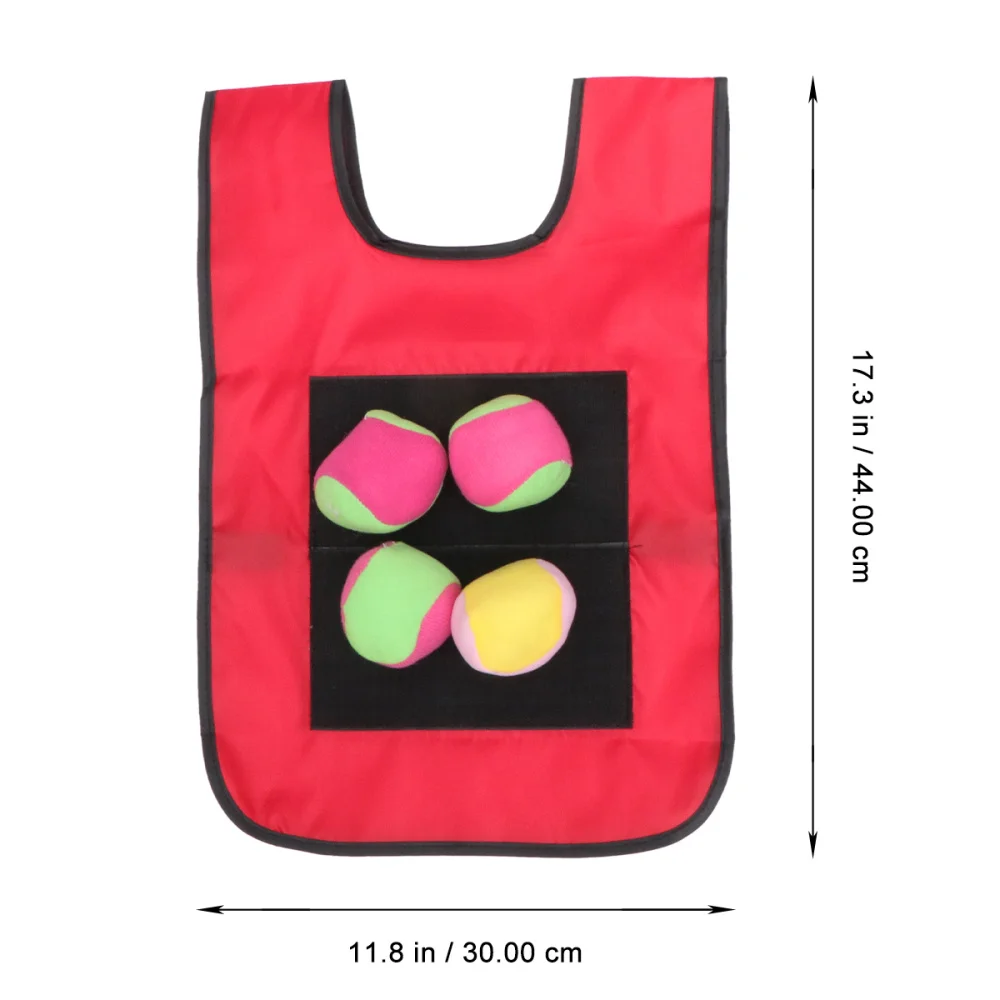 

12pcs Children Sticky Vest Sticky Jersey Vest Game Props Sticky Vest for Kids