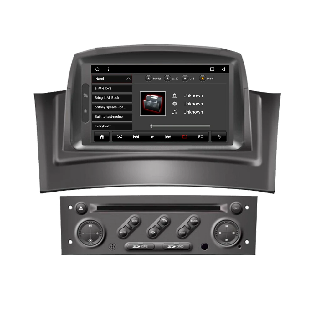 NAVITOPIA 7 дюймов 2G RAM 32G ROM Octa Core Android 8 1 автомобильный DVD GPS навигация для Renault Meganne II 2005