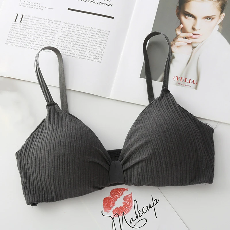 Новинка женский бюстгальтер во французском стиле с вкладышами без косточек