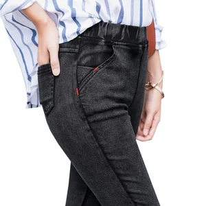 Леггинсы женские, одежда осень зима плюс бархат густые линии ноги брюки высокая талия размера плюс хлопок брюки карандаш