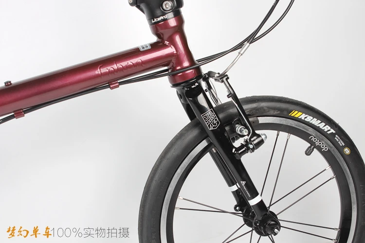 Fnhon FCG1609 складной велосипед 16 дюймов Minivelo CR-MO сталь V тормоз 9 скоростей городской Commuter велосипед для Shimano Shift ретро досуг BMX
