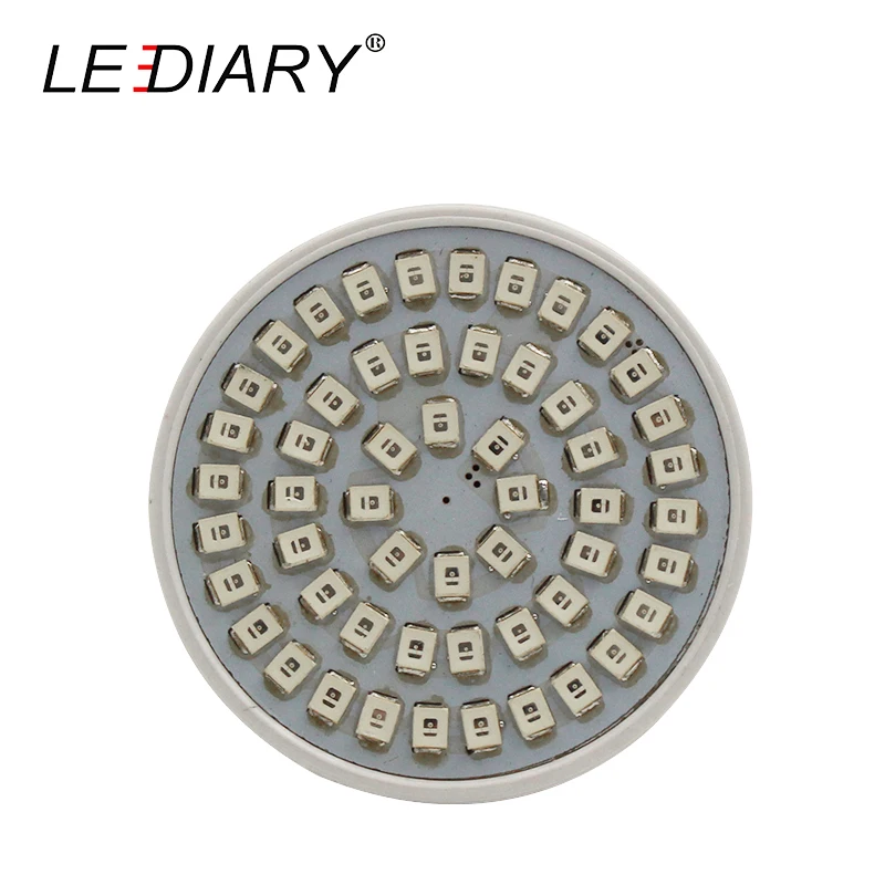 Светодиодная лампа для роста растений LEDIARY 2 шт./лот Точечный светильник 220 В MR16 E27