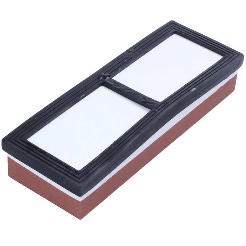 

New Premium Knife Sharpening Stone, 2-Sided 400/1000 Grit Whetstone, Best Home Sharpener Stones With Rubber Holder, Best For Kit