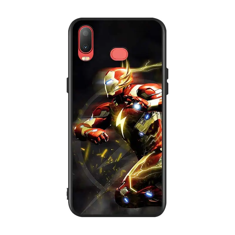 

Iron Man Marvel hero for Samsung Galaxy A9 A8 Star A750 A7 A6 A5 A3 Plus 2018 2017 2016 Black Phone Case Soft Cover