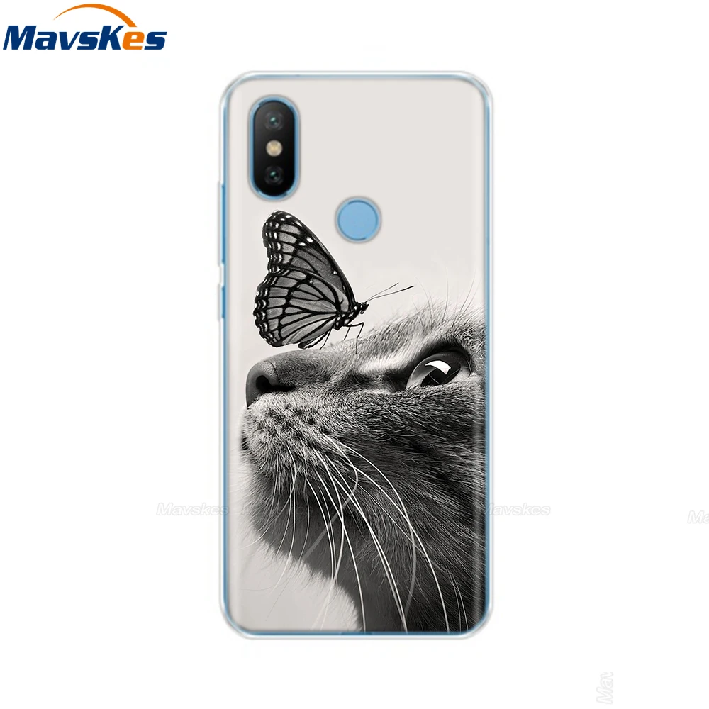Силиконовый чехол для телефона для Xiaomi mi A2 Lite, чехол с рисунком, мягкая задняя крышка из ТПУ, чехол для телефона для Xiomi mi A2 mi A2 LITE, бампер - Цвет: 52