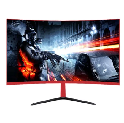 Изогнутый игровой монитор 1920 дюйма 1080p TFT/LCD 144 Гц Q27 интерфейс VGA/HDMI | Компьютеры и