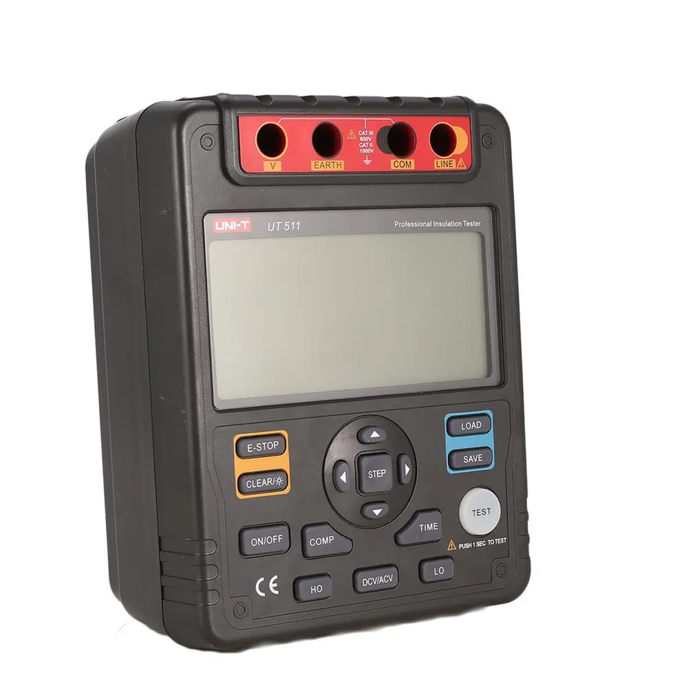 UNI-T UT511 1000 в 10 Ом цифровой фотометр Мегаомметр Низкий омметр Омметр вольтметр с