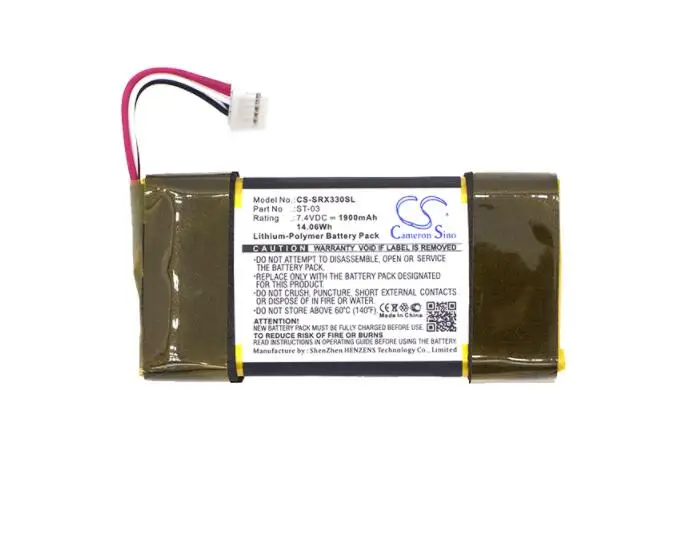 Cameron sino 1900 мАч батарея для SONY SRS-X33 ST-03 динамик батарея