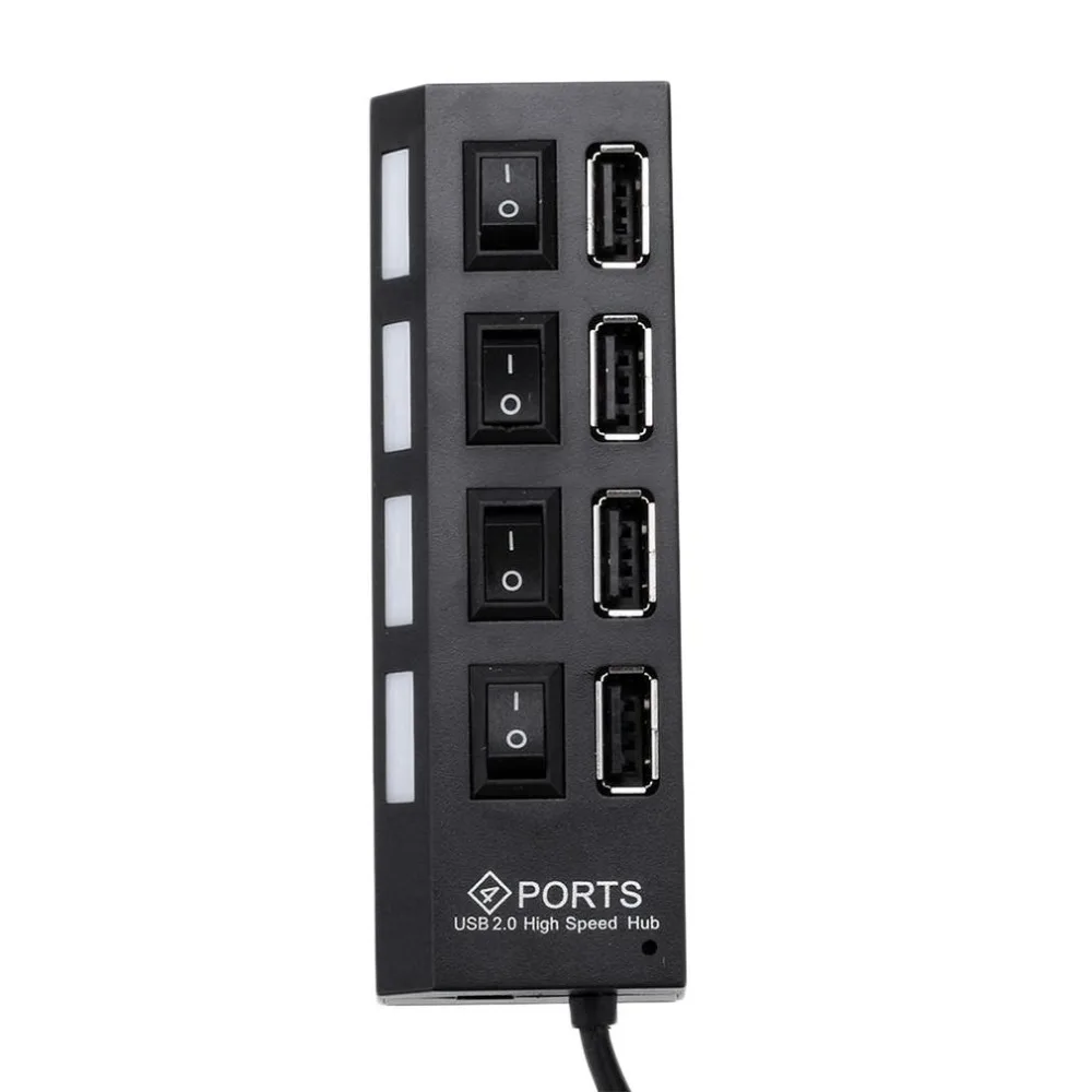 Новейший Plug and Play тонкий и светильник высокоскоростной 4 порта USB 2 0 интерфейс