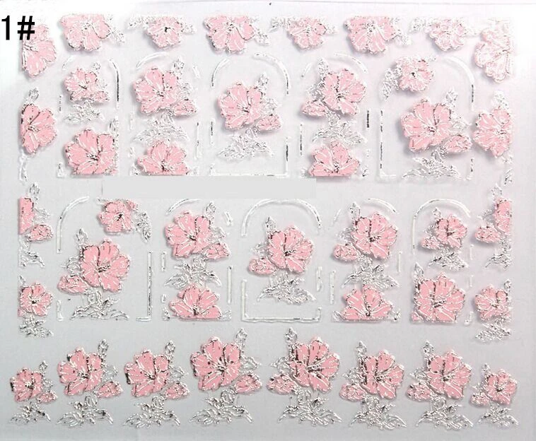 1 лист стикеров для дизайна ногтей в китайском стиле наклейка лака 3D переводные