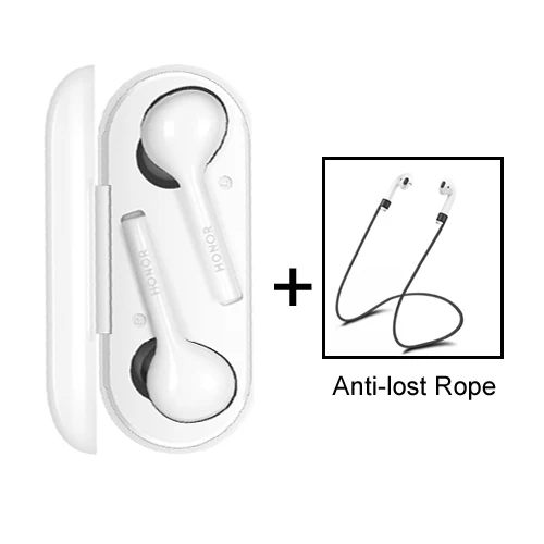Podslite white rope HUAWEI honor FlyPods lite Bluetooth 5,0 Беспроводные наушники с микрофоном Музыка сенсорный водонепроницаемый гарнитура Handfree динамический - Цвет: Podslite white rope
