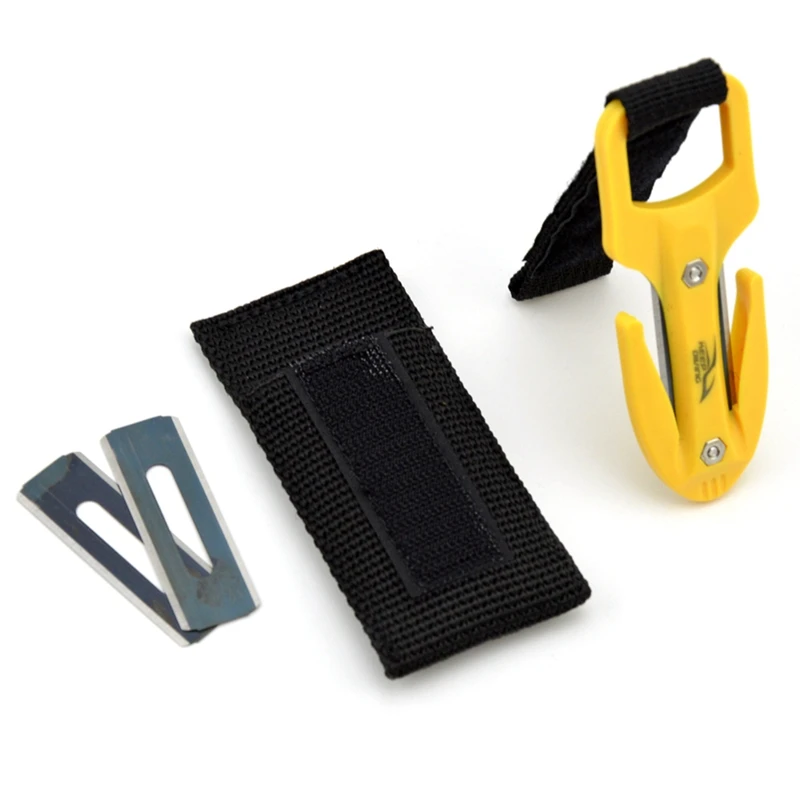 Нож для погружения с аквалангом двухсторонний резак веревкой сетчатый трос