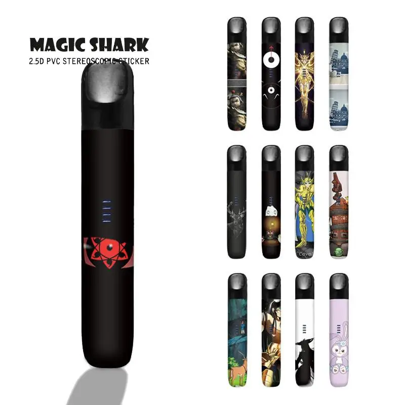 Стильный чехол наклейка 2.5D Stereo Rabbit Seiya Robbot из ПВХ для Relx Essential 5 5th не