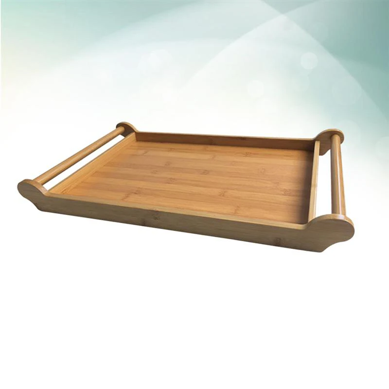 HOT 1Pc бамбуковый поднос для чая тарелка еды сервировка десерта традиционный