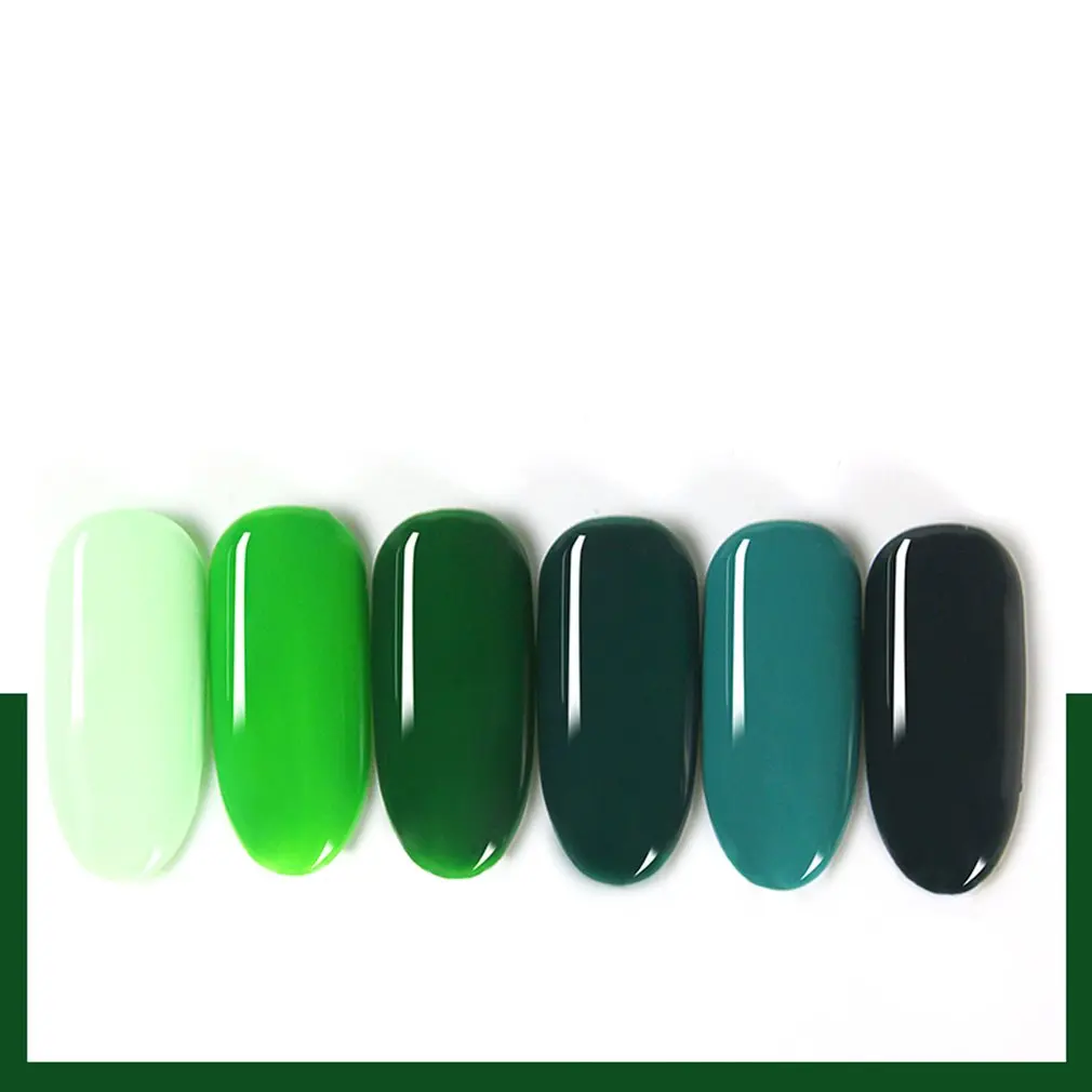 NERLERO 10 мл гель для ногтей долговечный зеленый цвет серия лак отмачиваемый УФ